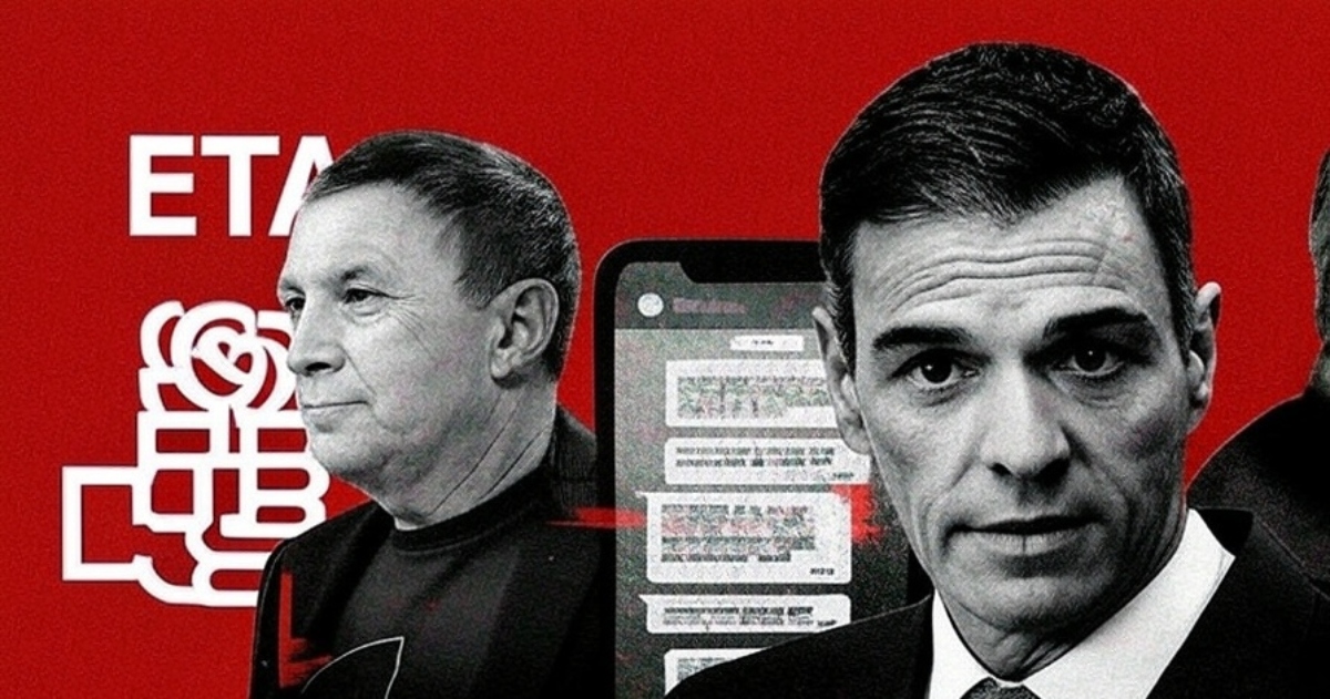 El etarra Otegi, el socialista Sánchez y el Pacto del Caserío entre ETA y el PSOE