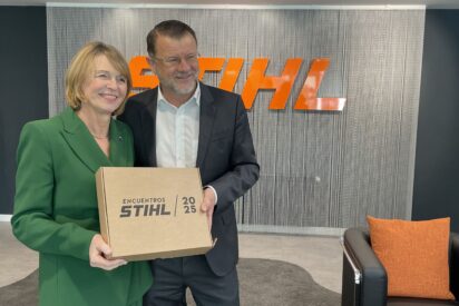 STIHL Espa&ntilde;a recibe la visita de Elke B&uuml;denbender, primera dama alemana