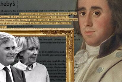 Esperanza Aguirre, su marido , el cuadro de Goya y la subasta