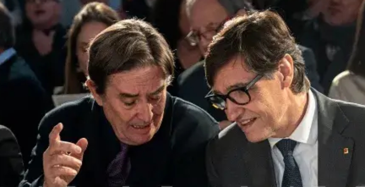 García Montero con el socialista Illa