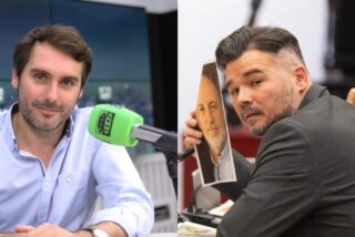 Rafa Latorre y Gabriel Rufián.