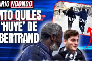 ¡Vito Quiles huye de Bertrand Ndongo!