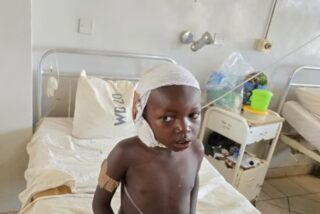 Nenche Steven, 7 años, macheteado por ser cristiano, tras matar a su familia