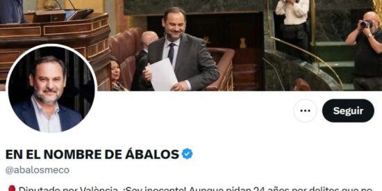 Nuevo perfil de Ábalos en X