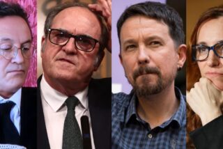 Álvaro García Ortiz, Ángel Gabilondo, Pablo Iglesias y Mónica García.