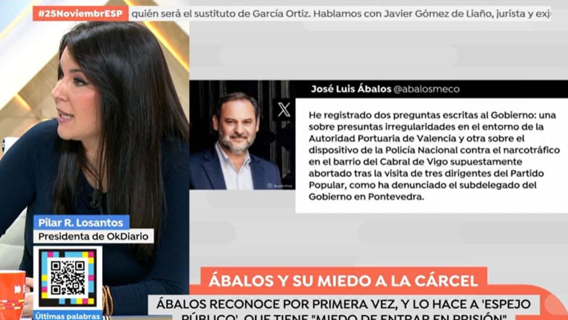 ¡Pintan bastos para Ábalos! Pilar Rodríguez Losantos amarga el turrón al exministro: “Su vida se puede terminar el jueves”
