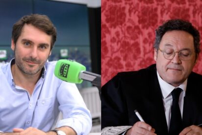 Rafa Latorre y Álvaro García Ortiz.