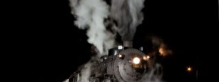Tren, locomotora de vapor, ferrocarril