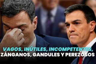 Vagos, inútiles, incompetentes, gandules y perezosos