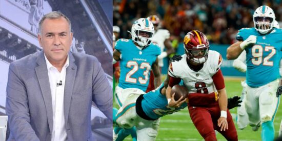 Xabier Fortes y el encuentro de la NFL celebrado en el Estadio Santiago Bernabéu.