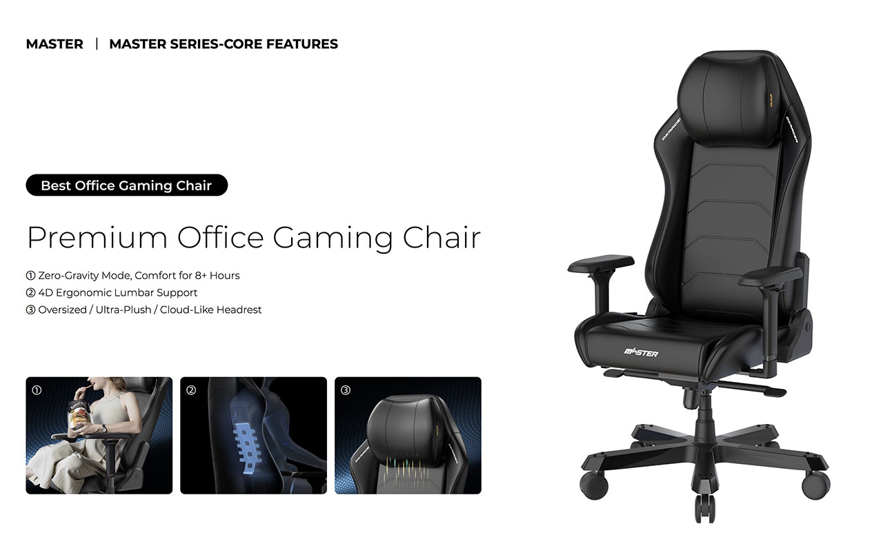 DXRacer Master: la mejor silla para gaming