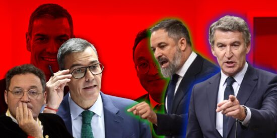 &Aacute;lvaro Garc&iacute;a Ortiz, Pedro S&aacute;nchez, Santiago Abascal, Alberto N&uacute;&ntilde;ez Feij&oacute;o