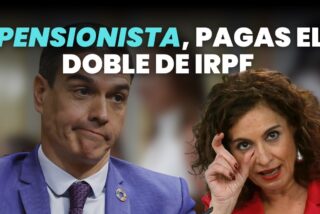 Pensionista, pagas el doble de IRPF