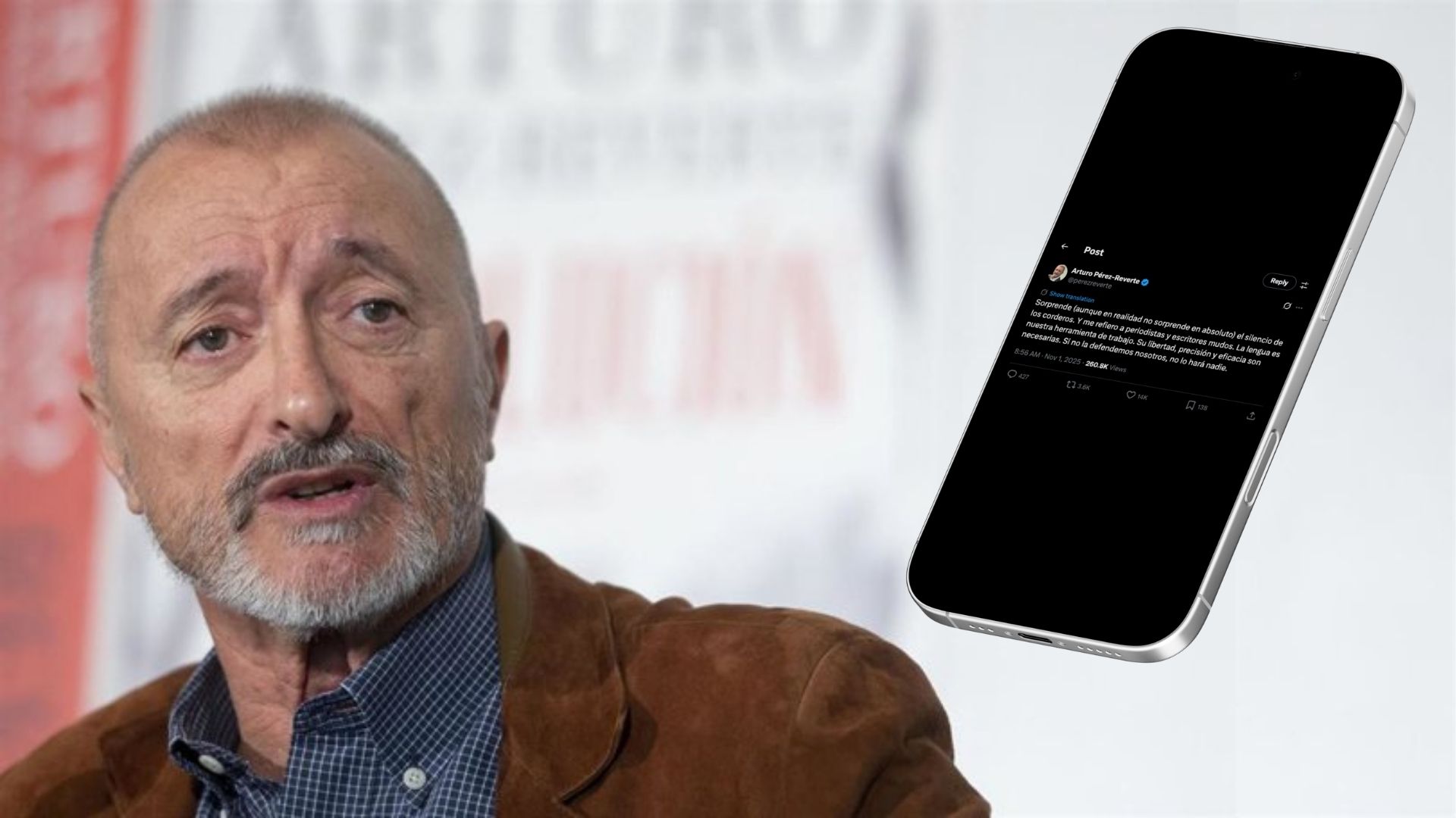 Pérez-Reverte arremete contra los periodistas y escritores ‘mudos’ ante los desmanes del Gobierno Sánchez: “El silencio de los corderos”