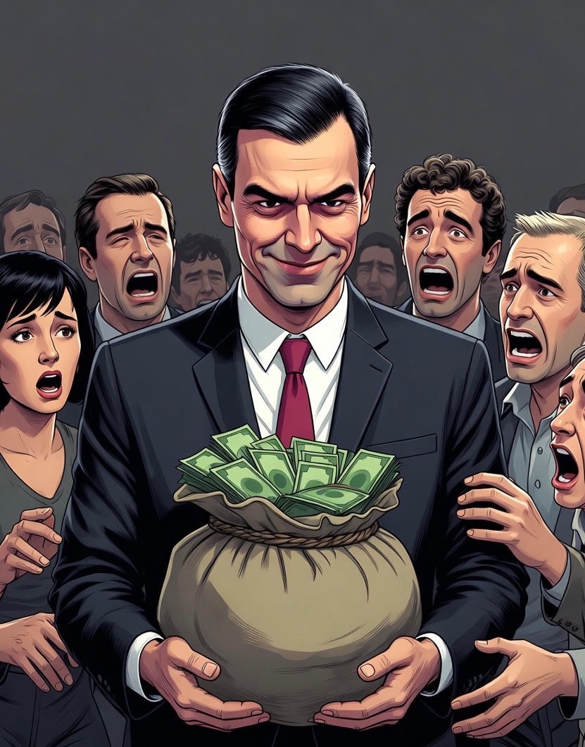 S&aacute;nchez ha disparado la deuda p&uacute;blica en m&aacute;s de 552.000 millones de euros