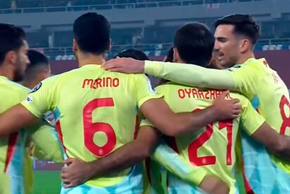 Espa&ntilde;a golea a Georgia en Tiflis y acaricia el billete al Mundial