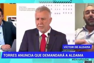 Antonio Naranjo, Ángel Víctor Torres y Víctor de Aldama