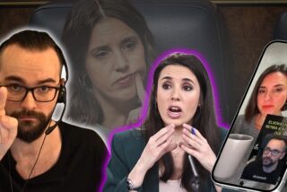 Xokas e Irene Montero