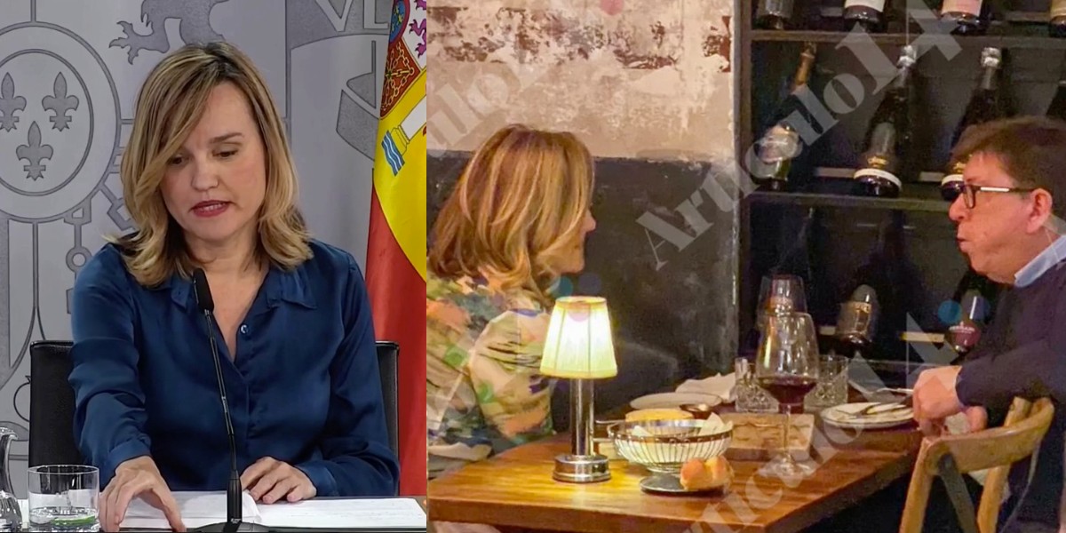 S&aacute;nchez se quita de encima a la ministra que comi&oacute; con el 'guarro' Salazar