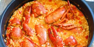 Arroz caldoso con bogavante