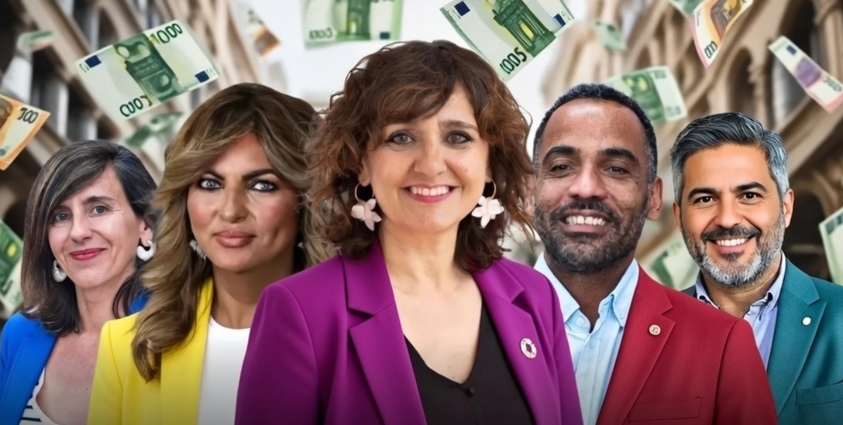 Eva Nárdiz Pérez, Beatriz Micaela Carrillo de los Reyes, María Guijarro, Ignacio Sola Barleycorn y Julio del Valle