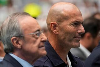 Florentino con Zidane