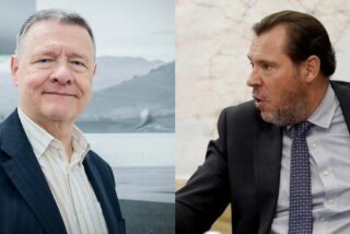 Jordi Sevilla y &Oacute;scar Puente.