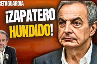 &iexcl;Zapatero hundido! &iexcl;Sabe que ser&aacute; el siguiente en caer!