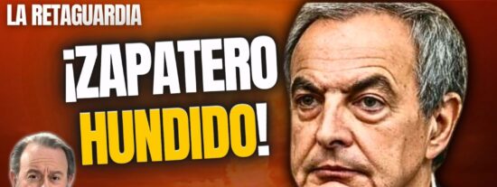 &iexcl;Zapatero hundido! &iexcl;Sabe que ser&aacute; el siguiente en caer!