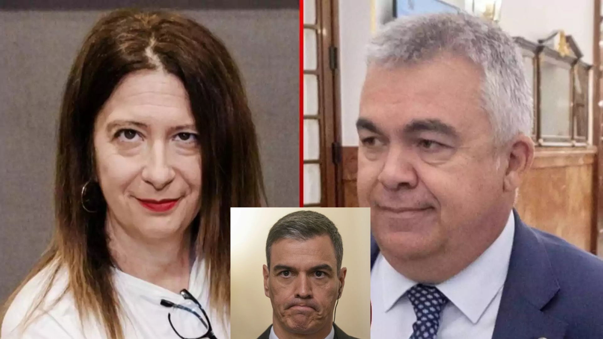 Leire, Sánchez y Cerdán