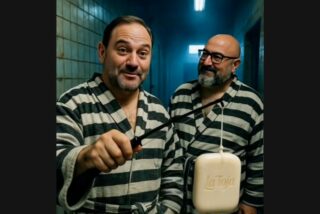 Meme de Ábalos y Koldo en prisión