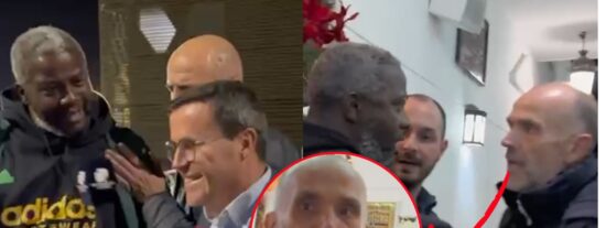 Los matones de Gallardo agreden a Ndongo hasta que el reportero se harta... &iexcl;Y todos se c*agan!