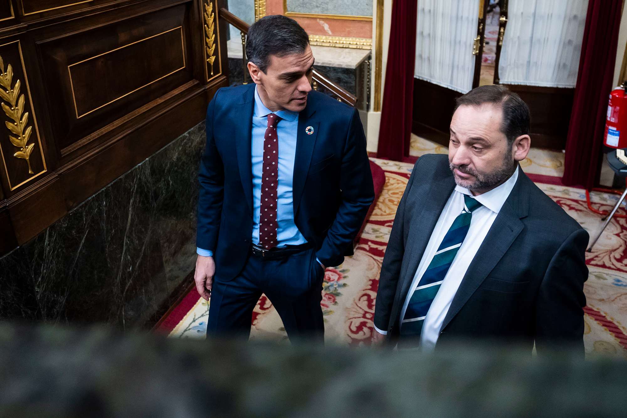 Pedro S&aacute;nchez y Jos&eacute; Luis &Aacute;balos.