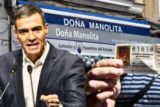 A los espa&ntilde;oles 'nos toca' El Gordo con el Gobierno S&aacute;nchez: esc&aacute;ndalos, corrupci&oacute;n y mucho fango