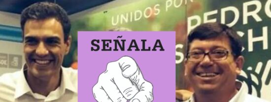 Pedro Sánchez con Paco Salazar (PSOE)