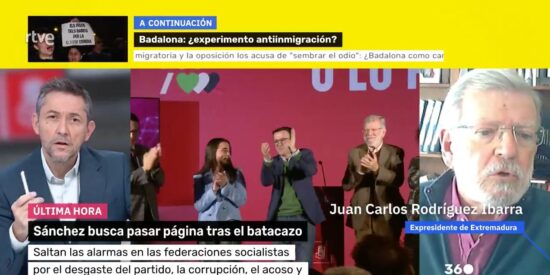 Javier Ruiz y Juan Carlos Rodr&iacute;guez Ibarra.