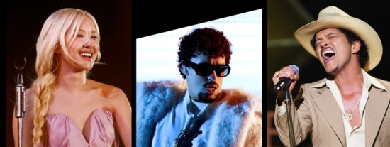 Rosé, Bad Bunny y Bruno Mars