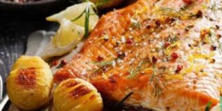 Salmón al horno
