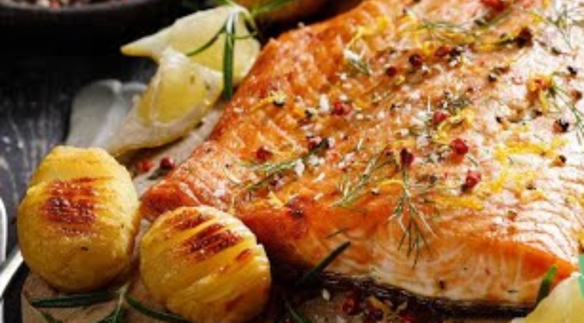 Salmón al horno