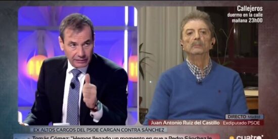 Tom&aacute;s G&oacute;mez y Juan Antonio Ruiz del Castillo, cr&iacute;ticos con el sanchismo.