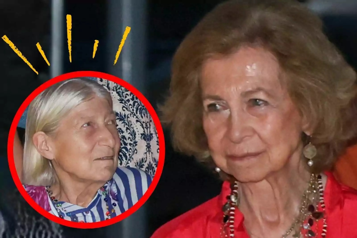 Tatiana Radziwill y la Reina Sofía