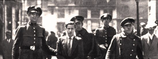 Un joven detenido y posteriormente ejecutado por los milicianos republicanos en 1936