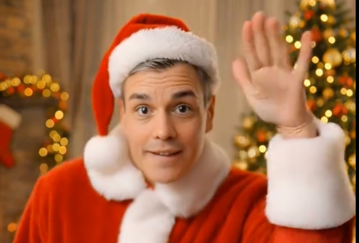 Un meme sobre Sánchez y sus vacaciones navideñas