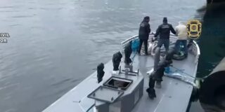 Un narcosubmarino capturado por la Guardia Civil-