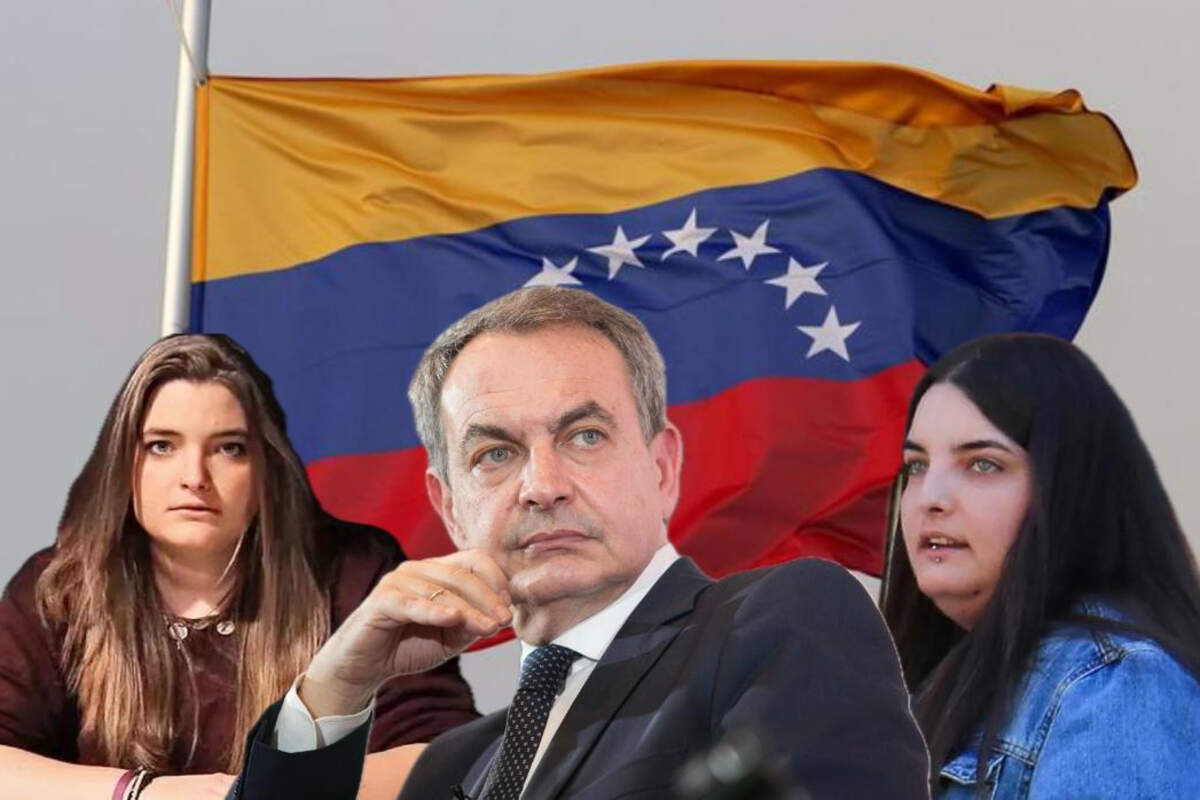 José Luis Rodríguez Zapatero y sus hijas.