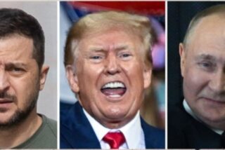 Zelenski, Trump y Putin
