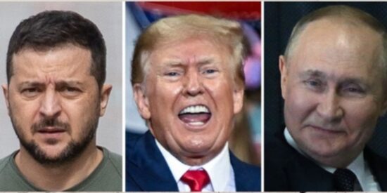 Zelenski, Trump y Putin
