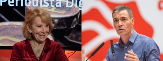 Esperanza Aguirre y Pedro S&aacute;nchez. 