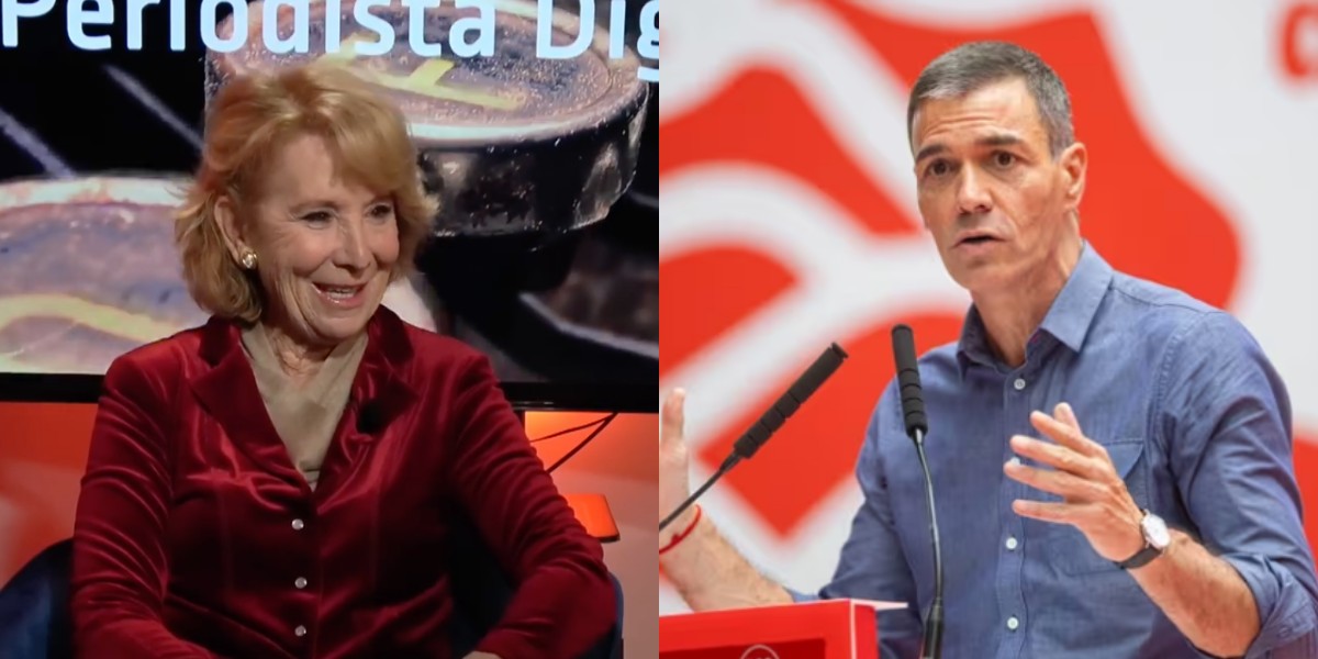 Esperanza Aguirre y Pedro S&aacute;nchez. 