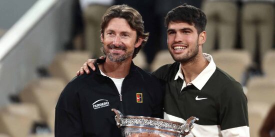 Carlos Alcaraz y Juan Carlos Ferrero